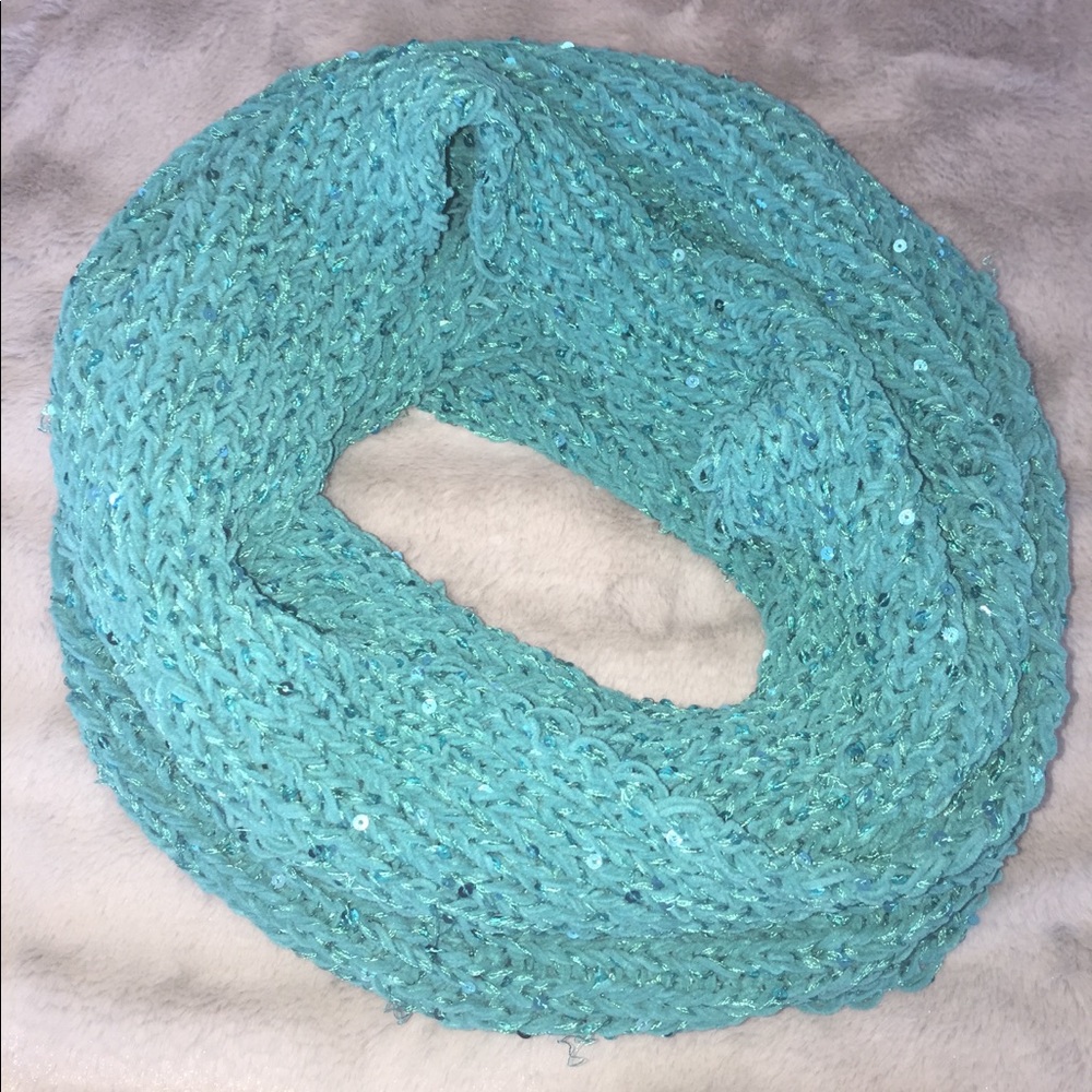 Betsey Johnson Spacey Knit Sequin Scarf